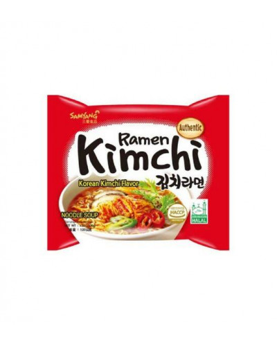 0014 SAMYANG ЛАПША Б/П СО ВКУСОМ КИМЧИ,  120г/20
