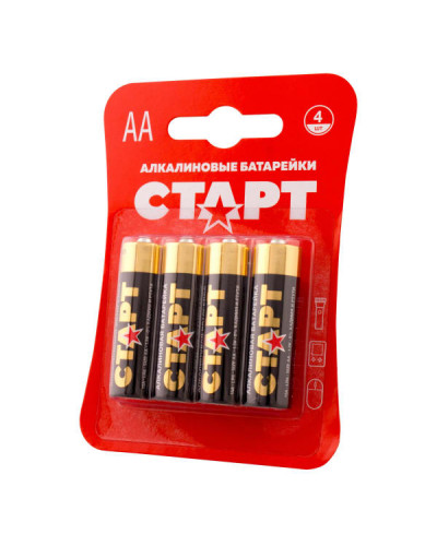 0106 Батарейка "СТАРТ" LR6 - 4 шт. (АА)