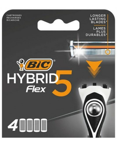 0209 BIC FLEX 5 HYBRID Кассеты (4 шт)