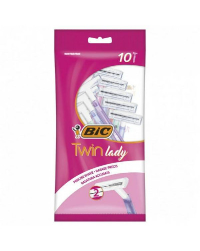 0216 BIC Станки одноразовые Lady Твин (10шт.) с двумя лезвиями