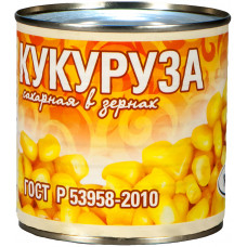 0531 Кукуруза в/с ГОСТ 400гр*12шт Рузком
