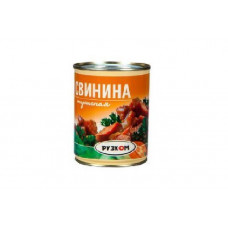 0554 Свинина тушеная в/с Люкс Рузком 0,338 гр * 30