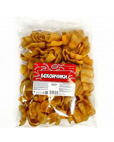 0615 Чипсы пеплетные "Бекончики" вкус бекона  80 г/20