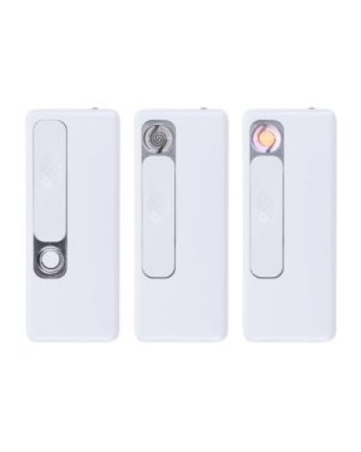 0635 Зажигалка USB E002 WHITE