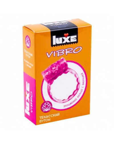 0667 Виброкольца LUXE VIBRO Техасский бутон + презерватив New