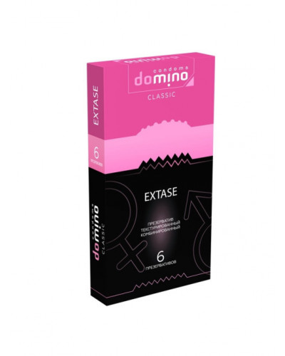 0673 Презервативы DOMINO CLASSIC Extase 6 шт