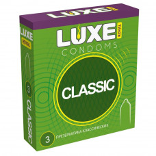 0689 Презервативы гладкие LUXE ROYAL Classic 1/24