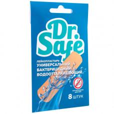 0797 Лейкопластырь бактерицидный DR.SAFE 8шт. 1,9*7,2 см водоотталкивающий 