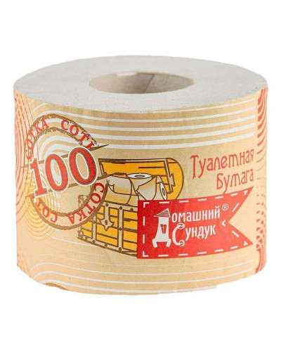 0936 Туалетная бумага СОТКА Втулка"Домашний Сундук" ДС-09 (40)