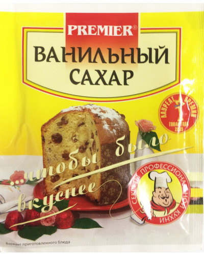 1601 ВАНИЛЬНЫЙ САХАР,''Premier'' 20г 1/30