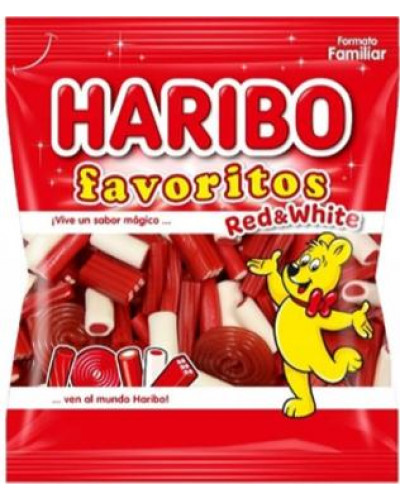 1703 Мармелад HARIBO Favoritos Красное и Белое 18*90 г