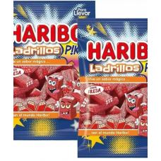 1709 Мармелад HARIBO Клубничные блоки, 18*100 г