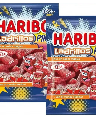 1709 Мармелад HARIBO Клубничные блоки, 18*100 г