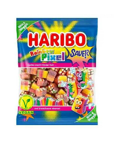 1713 Мармелад Haribo Rainbow Pixel Sauer 18*160гр