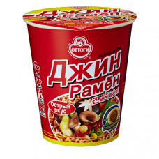 1753 ОТТОГИ Лапша б/п "Джин Рамен острый вкус" 15*65г