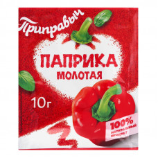 1828 Паприка молотая 10г*30 (ш/б) ТМ "ПРИПРАВЫЧ"