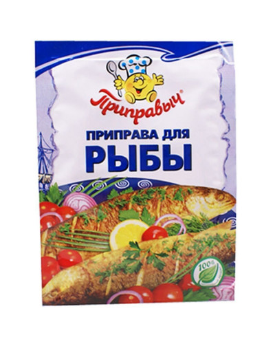 1841 Приправа для рыбы 15г*35шт (ш/б) ТМ "ПРИПРАВЫЧ"