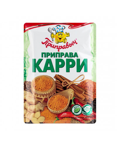 1848 Приправа Карри 15г*35шт (ш/б) ТМ "ПРИПРАВЫЧ"