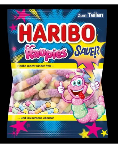 1941 Мармелад HARIBO Гусенички RAUPIES 14*160гр