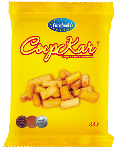 1960 Сырный продукт копченый"Балыковый" "СЫРКАЧ"24*30г