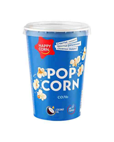 1965 Воздушная кукуруза "Happy Corn" с Солью 35г.1х6