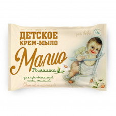 1973 Туалетноен крем-мыло ЭФКО детское "Малио" с ромашкой 90гр