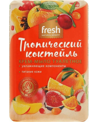 1974 Туалетноен крем-мыло ЭФКО Фреш "Тропический Коктейль" 90гр