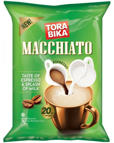 2000 Кофейный напиток Torabika Macchiato, 24 г х 20 шт