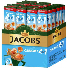 2001 Напиток кофейный растворимый в стиках Jacobs 4 в 1 "CARAMEL" 12г* 24 шт