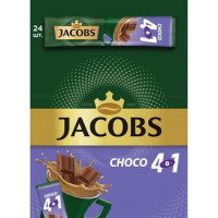 2006 Растворимый кофе Jacobs 4 в 1 ШОКОЛАД, в стиках, 1 уп., 24*12 г