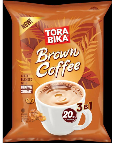 2007 Напиток кофейный 3в1 TORABIKA BROWN COFFEE 20шт*25 г