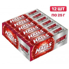 2012 Леденцы Halls "Кола с кофеином" 12 шт*25 г 