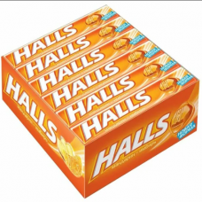 2014 Леденцы Halls "Апельсин" 12 шт*25 г 