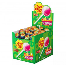 2023 Карамель Chupa Chups на палочке со вкусом Фруктовое Ассорти 12гх100шт
