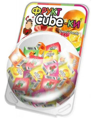 2048 Жевательные конфеты Микс Вкусов б/сахара в сфере "SUMI CUBES" 120*11,5гр