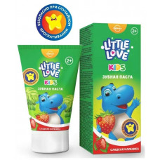 2135 Зубная паста СВОБОДА Little Love Сладкая клубника 2+, 50 мл, 77 г