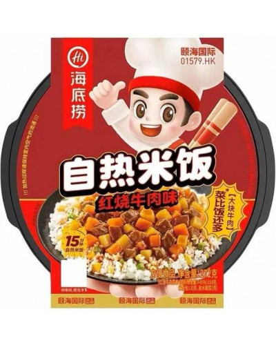 2516 Саморазогревающийся рис со вкусом тушеной говядины Haidilao 272г (шт)