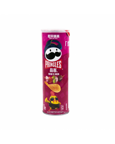2520 Картофельные чипсы со вкусом стейка Pringles 110г (шт)