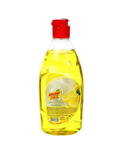 3036 Гель для мытья посуды MISTER DEZ Eco-Cleaning Лимон / Ромашка, п/б, 450мл