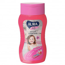 3097 Шампунь детский AURA Baby для девочек 3+, 200мл