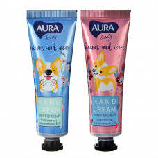 5035 Крем для рук AURA комплексный,  2 дизайна, туба, 30мл