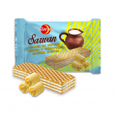 6021 "Sarwan" вафли со вкусом молока и сливочным маслом кремом 13*200 gr