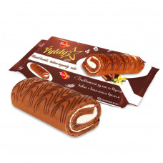 6032 “Ýyldyz”  Бисквитный рулет со вкусом какао с ванильным кремом 12*170 gr/гр